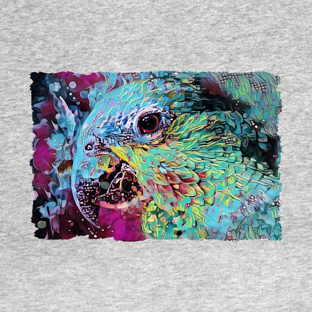 Parrot Abstract Art Design by PhotoArts